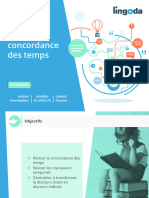 La Concordance Des Temps: Grammaire