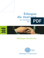 Ethique Pour Le Mariage (Philippe Bordeyne)