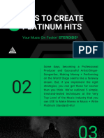 5 Tips To Create Platinum Hits