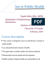 Public Health - Introduction