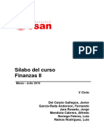 Finanzas II (Silabo-2019-1)