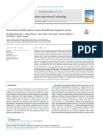 Automation of Soil Moisture Sensor-Based Basin Irrigation System