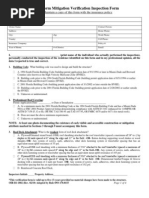 Wind Mitigation Form