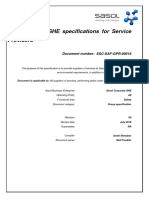 Sasol Generic She Specifications For Service Providers