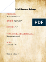 Analisis Literario No Estas Solo Maxi