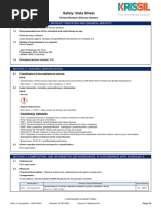 Krissil Neutral Silicone Sealant MSDS