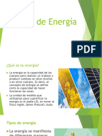 Tipos de Energía