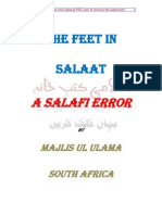 The Feet in Salah A Salafi Error