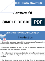 Kuliah 10 Simple Regression