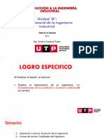 Unidad N°1 Visión General de La Ingeniería Industrial