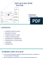 Interaction of X-Ray With Matter