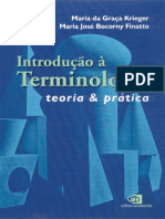 Livro - Introducao A Terminologia - Teor - Krieger, Maria Das Gracas, Fina