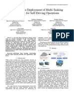 Edge Device Deployment of Multi-Tasking Network For Self-Driving Operations