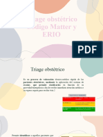 3.1-Triage Obstétrico, Codigo Matter, ERIO