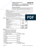 AFAR-01 (Partnership Formation & Operations)