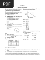 Chapter 7 Trigonometry