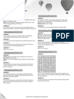 GMF L6 Vocabulary Practice Answer Key