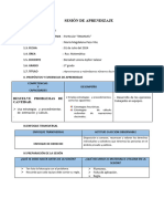 SESIÓN DE APRENDIZAJE Raz. Matematica (N.D.Exactos)