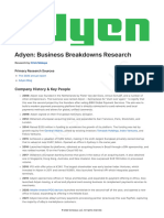 Adyen Business Breakdowns Research