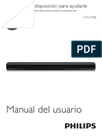 Manual Barra Sonido PHILIPS