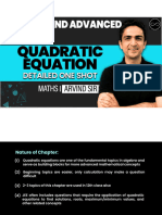 Quadratic Equations One Shot