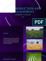 Crop Production and Management