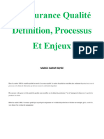 Assurance Qualite