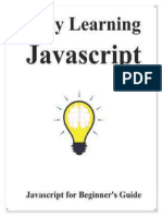 Easy Learning Javascript Javascript For Beginners Guide by Yang Hu