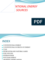 Conventional Energy Sources