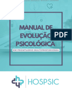 Manual de Evolução Pscológica em Prontuário Multiprofissional