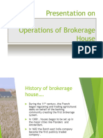 Presentation On Brokerage House