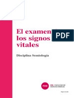 El Examen de Los Signos Vitales. Material Disciplina Semiología 2024