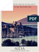 Bodrum Suggested Restaurant List