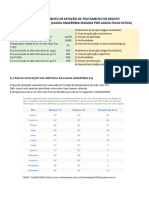 Dimensionamento Lagoas de Estabilização