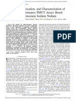 Design Fabrication and Characterization of High-Performance PMUT Arrays Based On Potassium Sodium Niobate