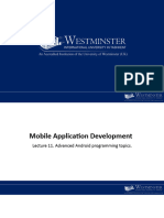 Lec 11.advanced Android Programming Topics