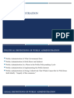 Public Administration Chapter 1