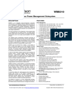 Processor Power Management Subsystem: Description Features