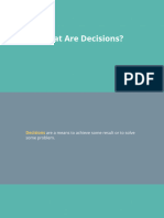 OT - Decision Making