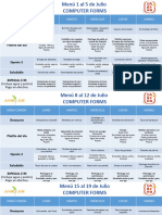 Menú CF Julio 2024