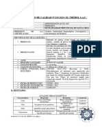 219 - Certificado de Calidad Santa Cruz - Lote 002