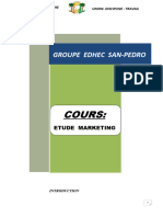 Cours D'étude Marketing