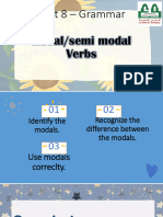 Unit 8 Grammar Modals