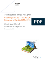 SetText TeachingPack Prose ThingsFallApart No-Video