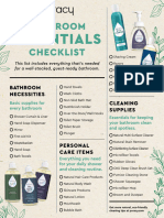 PR Bathroom Essentials Checklist