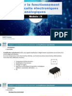 Analyser Le Fonctionnement Des Circuits Électroniques Analogiques