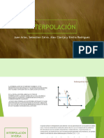 Interpolación Juan Arias Sebastian Calvo Alex Clavijo Emilio Rodriguez