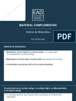 Slides Material Complementar Historia Da Matematica