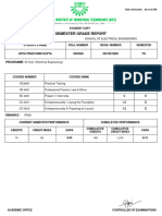 Semester Grade Report: Date:-08.05.2024, 08:51:50 AM