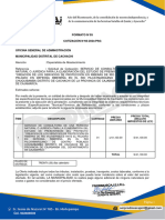 Cotización y Formatos - SG Prodmuscaj Eirl